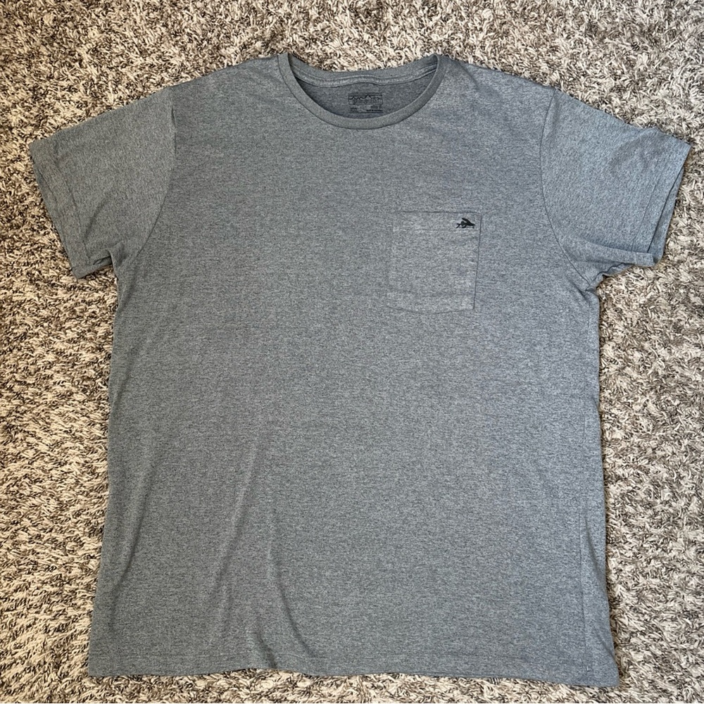 Patagonia Men's Heather Gray Short Sleeve Pocket Tee